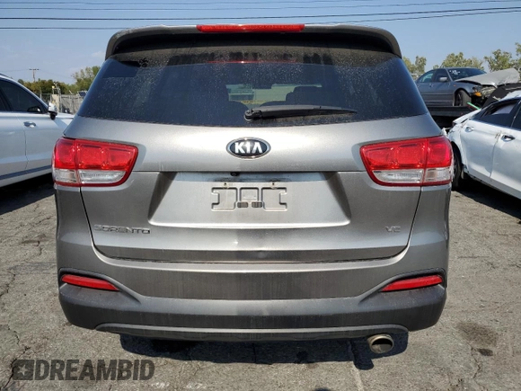 2016 Kia Sorento LX with VIN 5XYPGDA51GG061020, listed as a Copart auction lot 54927225 with 159,563 mi miles and Clean Title. Bid and sale history available at carsss.com. Image 6.