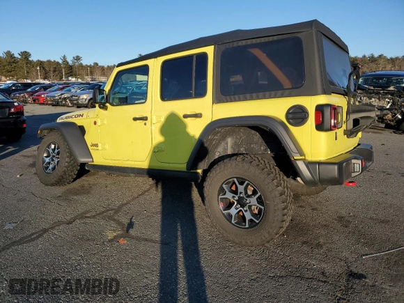 2022 Jeep Wrangler Unlimited Rubicon z VIN 1C4HJXFN4NW244038, wystawiony jako Copart lot #87279694 z przebiegiem Nie podano mil oraz Nie do naprawy • Non repairable. Historia ofert i sprzedaży dostępna na DreamBid. Obrazek 2.