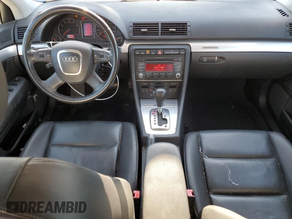 2007 Audi A4 2.0T with VIN WAUDF78E07A170949, listed as a Copart auction lot 63850645 with 176,621 mi miles and Salvage title. Bid and sale history available at DreamBid. Image 8.