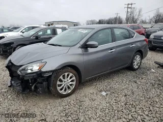 2019 Nissan Sentra S with VIN 3N1AB7AP9KY452883, listed as a Copart auction lot 46889435 with 97,000 mi miles and Clean Title. Bid and sale history available at carsss.com. Image 1.