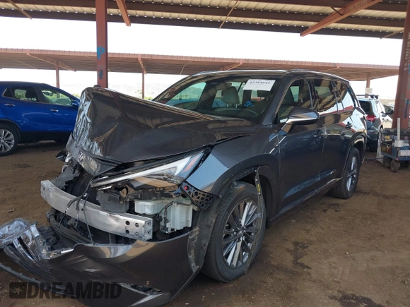 2024 Lexus TX 350 with VIN 5TDAAAB63RS002392, listed as a IAAI auction lot 42384641 with 62,857 mi miles and . Bid and sale history available at DreamBid. Image 17.