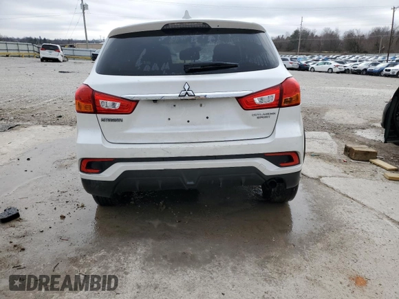 2019 Mitsubishi Outlander ES with VIN JA4AP3AU2KU031906, listed as a Copart auction lot 43917665 with 73,257 mi miles and Non repairable. Bid and sale history available at DreamBid. Image 6.