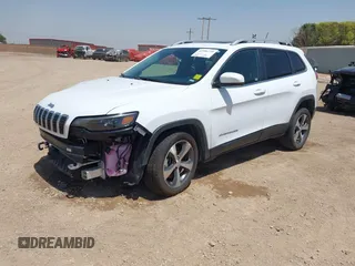 2021 Jeep Cherokee Limited with VIN 1C4PJLDX1MD232271, listed as a IAAI auction lot 42506739 with 45,993 mi miles and . Bid and sale history available at DreamBid. Image 18.