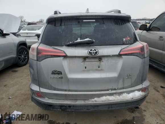 2016 Toyota RAV4 LE with VIN 2T3BFREV7GW460391, listed as a Copart auction lot 44985865 with 0 mi miles and Salvage Title. Bid and sale history available at carsss.com. Image 6.