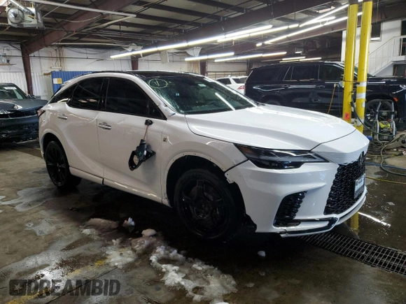 2023 Lexus RX with VIN 2T2BCMEA6PC001027, listed as a Copart auction lot 71285903 with 9,956 mi miles. Bid and sale history available at carsss.com. Image 4.