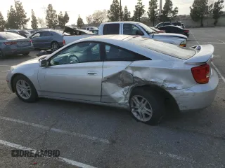 2002 Toyota Celica GT with VIN JTDDR32T320115985, listed as a Copart auction lot 43475865 with 179,447 mi miles and Salvage Title. Bid and sale history available at carsss.com. Image 2.