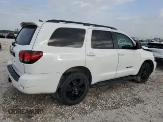2018 Toyota Sequoia SR5 with VIN 5TDBY5G13JS159090, listed as a Copart auction lot 48144255 with 167,208 mi miles and Salvage Title. Bid and sale history available at carsss.com. Image 3.