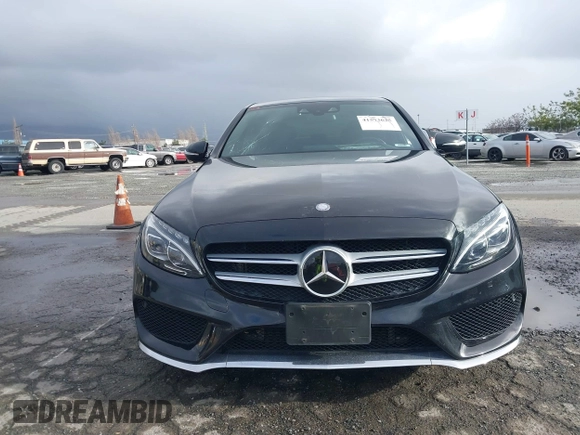 2015 Mercedes-Benz C-Class C 300 Luxury with VIN 55SWF4KB0FU061257, listed as a IAAI auction lot 41573625 with 87,736 mi miles. Bid and sale history available at carsss.com. Image 12.