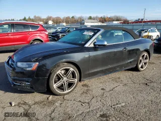 2013 Audi S5 Premium Plus with VIN WAUCGAFH3DN012127, listed as a Copart auction lot 81535224 with 58,906 mi miles and Salvage Title. Bid and sale history available at carsss.com. Image 1.
