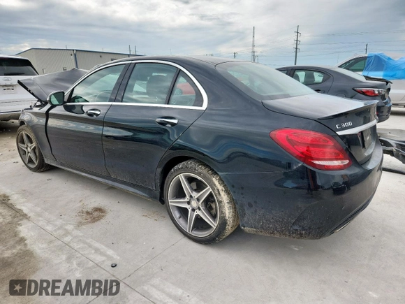 2016 Mercedes-Benz C 300 Luxury with VIN 55SWF4KB2GU110217, listed as a Copart auction lot 60351365 with Not provided miles and Salvage title. Bid and sale history available at DreamBid. Image 2.