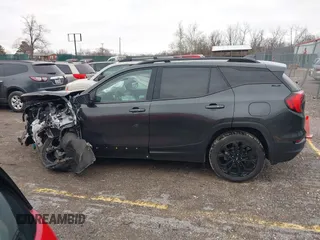 2021 GMC Terrain SLE with VIN 3GKALMEV0ML373933, listed as a IAAI auction lot 41742808 with 61,435 mi miles and . Bid and sale history available at carsss.com. Image 14.