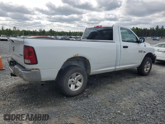 2014 Ram 1500 Tradesman with VIN 3C6JR7DT9EG148861, listed as a Copart auction lot 60611195 with 369,439 mi miles and Salvage title. Bid and sale history available at DreamBid. Image 3.