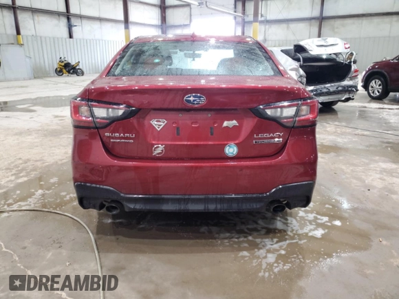 2020 Subaru Legacy Touring XT with VIN 4S3BWGP6XL3033200, listed as a Copart auction lot 60220495 with 58,460 mi miles and Salvage title. Bid and sale history available at DreamBid. Image 6.