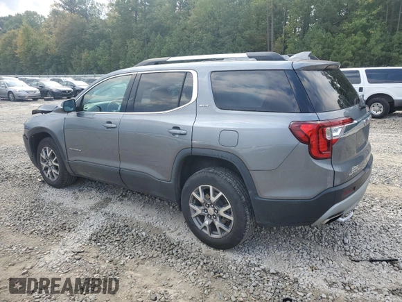 2021 GMC Acadia SLT with VIN 1GKKNML48MZ142280, listed as a Copart auction lot 72833214 with 57,237 mi miles and Salvage Title. Bid and sale history available at DreamBid. Image 2.