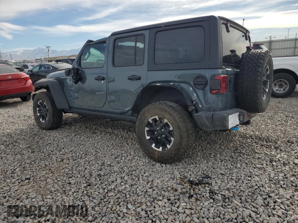 2024 Jeep Wrangler Rubicon with VIN 1C4RJXR62RW292085, listed as a Copart auction lot 81642354 with 16,097 mi miles and Clean title. Bid and sale history available at DreamBid. Image 2.