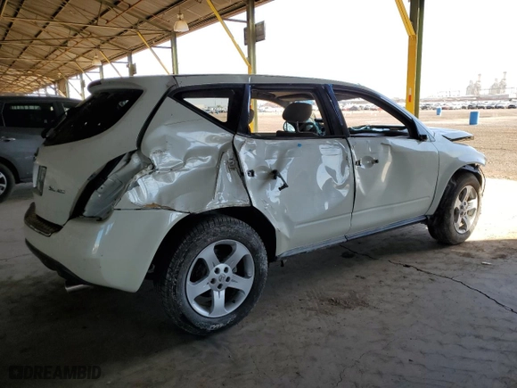 2005 Nissan Murano S with VIN JN8AZ08W55W435205, listed as a Copart auction lot 71712194 with 0 mi miles and Salvage Title. Bid and sale history available at carsss.com. Image 3.