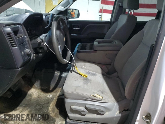 2019 Chevrolet Silverado 1500 Work Truck with VIN 2GCVKNEC5K1101056, listed as a Copart auction lot 48936565 with 206,840 mi miles and Salvage Title. Bid and sale history available at DreamBid. Image 7.