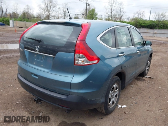 2014 Honda CR-V LX with VIN 2HKRM3H38EH558815, listed as a IAAI auction lot 42081171 with 129,624 mi miles. Bid and sale history available at carsss.com. Image 4.