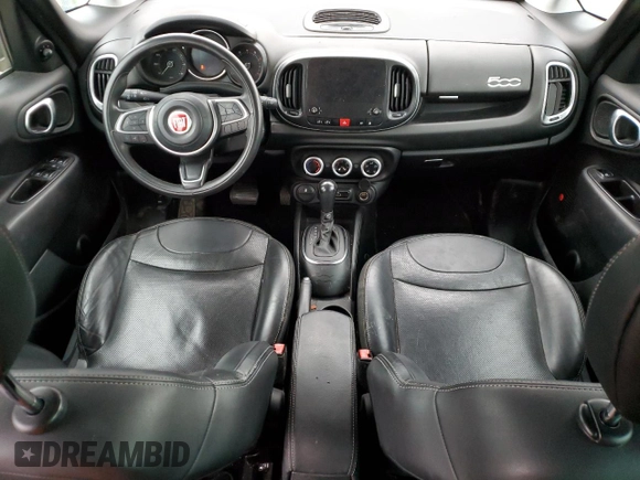 2018 FIAT 500L Trekking with VIN ZFBCFADH9JZ041163, listed as a Copart auction lot 80612384 with 108,385 mi miles and Salvage Title. Bid and sale history available at carsss.com. Image 8.