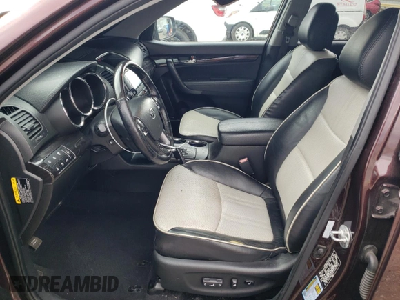 2012 Kia Sorento SX with VIN 5XYKWDA24CG283533, listed as a Copart auction lot 50073615 with 136,445 mi miles and Salvage Title. Bid and sale history available at carsss.com. Image 7.