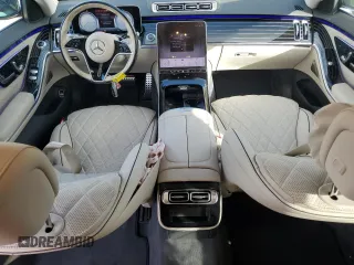 2024 Mercedes-Benz S 580e with VIN W1K6G6KB9RA287889, listed as a Copart auction lot 79701824 with 165 mi miles and Salvage Title. Bid and sale history available at DreamBid. Image 8.