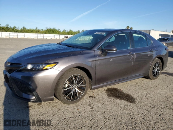 2023 Toyota Camry SE with VIN 4T1G11AK3PU769155, listed as a Copart auction lot 49654825 with 18,505 mi miles and Salvage Title. Bid and sale history available at DreamBid. Image 1.