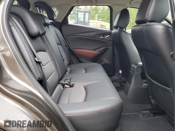 2017 Mazda CX-3 Touring with VIN JM1DKFC79H0148103, listed as a Copart auction lot 51343025 with 79,765 mi miles and Salvage Title. Bid and sale history available at DreamBid. Image 11.