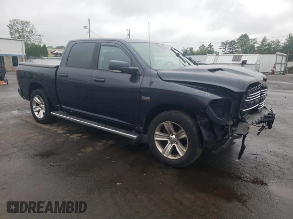 2016 Ram 1500 Sport z VIN 1C6RR7MT9GS151547, wystawiony jako Copart lot #59513865 z przebiegiem 110 763 mil mil oraz Szkoda całkowita • Salvage title. Historia ofert i sprzedaży dostępna na DreamBid. Obrazek 4.