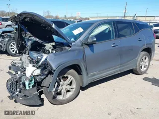 2018 GMC Terrain SLE with VIN 3GKALMEV6JL355786, listed as a IAAI auction lot 41721074 with 76,326 mi miles. Bid and sale history available at carsss.com. Image 2.