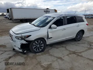2013 Infiniti JX35 with VIN 5N1AL0MN1DC330988, listed as a Copart auction lot 43611794 with 191,060 mi miles and Salvage Title. Bid and sale history available at carsss.com. Image 1.