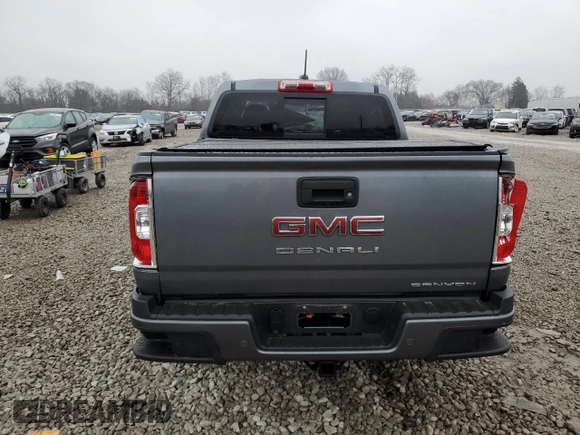 2022 GMC Canyon 4WD Denali with VIN 1GTG6EEN9N1214906, listed as a Copart auction lot 45132265 with 0 mi miles and Salvage Title. Bid and sale history available at carsss.com. Image 6.