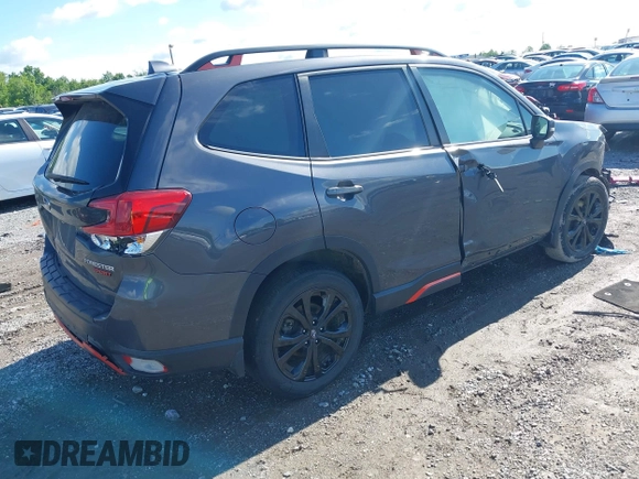 2021 Subaru Forester Special Sports with VIN JF2SKARC8MH583089, listed as a IAAI auction lot 42333736 with 28,406 mi miles and . Bid and sale history available at DreamBid. Image 4.