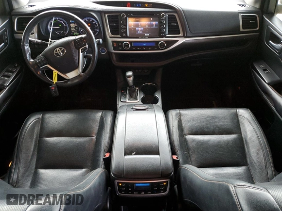2017 Toyota Highlander Hybrid Limited with VIN 5TDDGRFH5HS024091, listed as a Copart auction lot 50240225 with 97,409 mi miles and Salvage title. Bid and sale history available at DreamBid. Image 8.