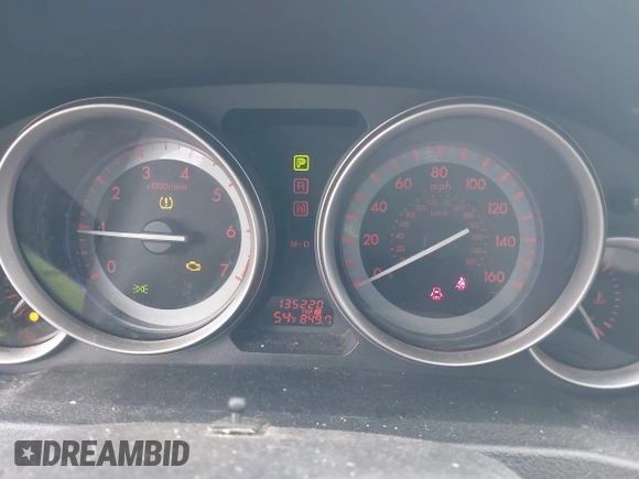 2010 Mazda 6 i Touring with VIN 1YVHZ8CH5A5M39427, listed as a IAAI auction lot 42235346 with 135,220 mi miles and . Bid and sale history available at DreamBid. Image 7.