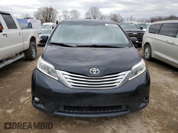 2015 Toyota Sienna Ltd with VIN 5TDDK3DC1FS126553, listed as a Copart auction lot 49684425 with 160,352 mi miles and Clean Title. Bid and sale history available at carsss.com. Image 5.