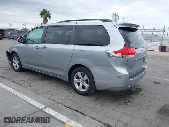 2012 Toyota Sienna LE AAS with VIN 5TDKK3DC8CS232582, listed as a IAAI auction lot 42068684 with 89,556 mi miles and . Bid and sale history available at DreamBid. Image 3.
