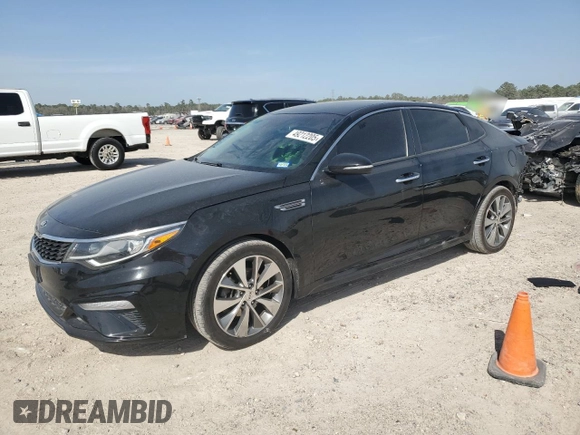 2019 Kia Optima LX with VIN 5XXGT4L35KG295696, listed as a Copart auction lot 49212205 with 78,295 mi miles and Salvage Title. Bid and sale history available at carsss.com. Image 1.