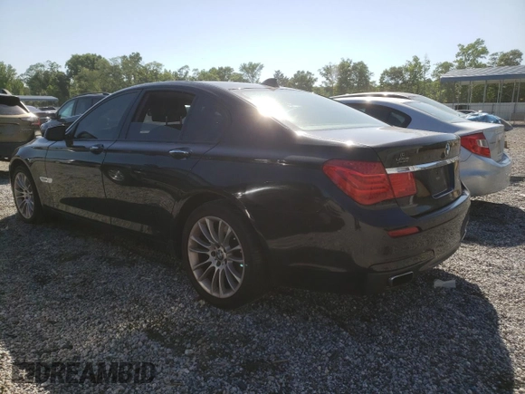 2012 BMW 7 Series 750i with VIN WBAKA8C59CDX01027, listed as a Copart auction lot 57881955 with 171,992 mi miles and Clean title. Bid and sale history available at DreamBid. Image 2.