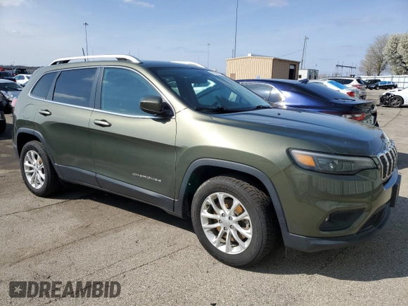 2019 Jeep Cherokee Latitude with VIN 1C4PJLCB0KD448342, listed as a Copart auction lot 51621495 with 86,551 mi miles and Salvage Title. Bid and sale history available at carsss.com. Image 4.