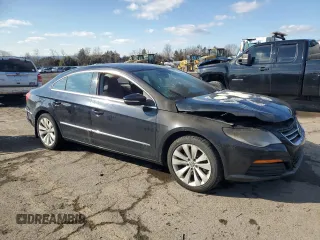 2012 Volkswagen CC Sport PZEV with VIN WVWNP7AN0CE522347, listed as a Copart auction lot 44736245 with 0 mi miles and Salvage Title. Bid and sale history available at carsss.com. Image 4.
