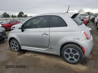 2014 FIAT 500e with VIN 3C3CFFGE8ET172792, listed as a Copart auction lot 43856805 with 0 mi miles and Clean Title. Bid and sale history available at carsss.com. Image 2.