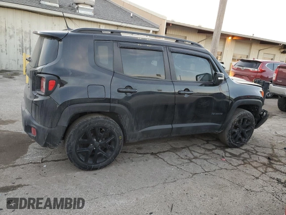 2017 Jeep Renegade Altitude with VIN ZACCJBBB9HPF97739, listed as a Copart auction lot 42028335 with 110,288 mi miles and Salvage Title. Bid and sale history available at carsss.com. Image 3.