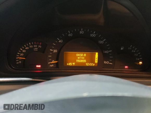 2003 Mercedes-Benz C 240 с VIN WDBRF81J23F370894, выставлен на аукционе Copart как лот 41789815 с пробегом 150 855 миль миль и Чистый • Clean title. История ставок и продаж доступна на DreamBid. Изображение 9.