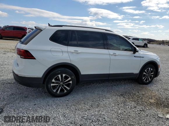 2023 Volkswagen Tiguan S with VIN 3VVRB7AX1PM054678, listed as a Copart auction lot 42378655 with 23,694 mi miles and Salvage title. Bid and sale history available at DreamBid. Image 3.