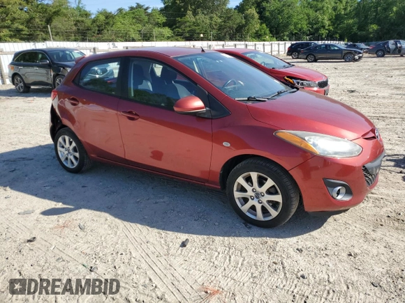 2014 Mazda 2 Touring z VIN JM1DE1LYXE0174854, wystawiony jako Copart lot #56712225 z przebiegiem 163 065 mil mil oraz Szkoda całkowita • Salvage title. Historia ofert i sprzedaży dostępna na DreamBid. Obrazek 4.