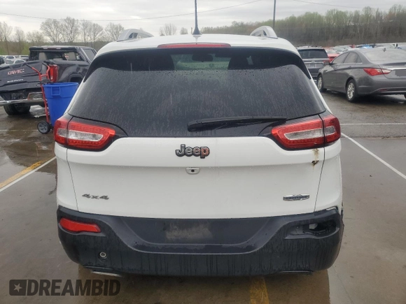 2018 Jeep Cherokee Latitude Plus with VIN 1C4PJMLX6JD500511, listed as a Copart auction lot 51661785 with 108,575 mi miles and Salvage title. Bid and sale history available at DreamBid. Image 6.