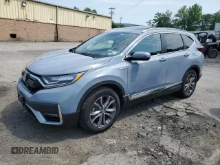 2021 Honda CR-V Touring with VIN 7FART6H98ME022814, listed as a Copart auction lot 60670535 with 49,765 mi miles and Salvage title. Bid and sale history available at DreamBid. Image 1.