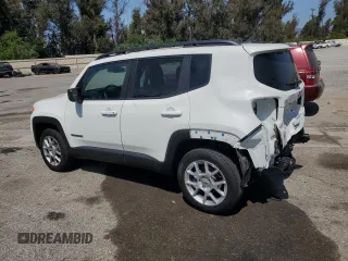 2022 Jeep Renegade Latitude with VIN ZACNJDB12NPN96565, listed as a Copart auction lot 58441965 with 7,162 mi miles and Salvage title. Bid and sale history available at DreamBid. Image 2.