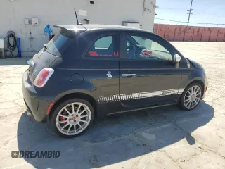 2012 FIAT 500 Abarth with VIN 3C3CFFFH6CT330426, listed as a Copart auction lot 57341965 with 40,702 mi miles and Salvage title. Bid and sale history available at DreamBid. Image 3.