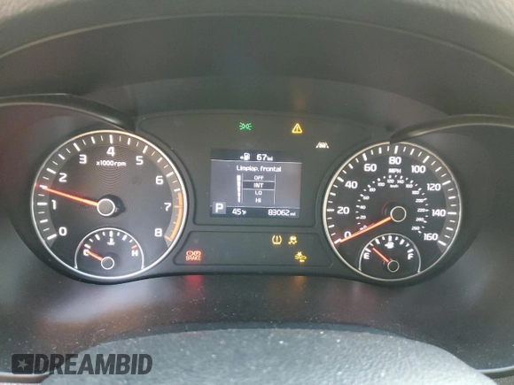 2019 Kia Optima LX with VIN 5XXGT4L31KG279267, listed as a Copart auction lot 42716425 with 83,062 mi miles and Non Repairable. Bid and sale history available at DreamBid. Image 9.